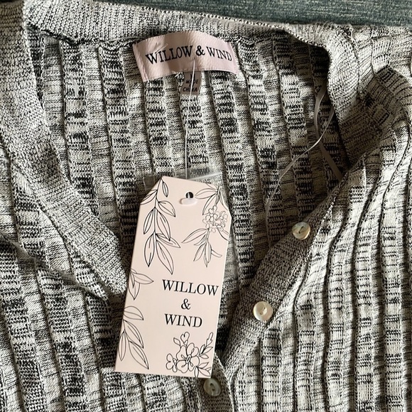 NWT Willow & Wind Gray Ribbed Dress - Picture 7 of 9